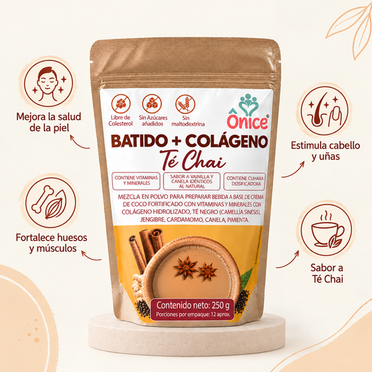 Té Chai + Colágeno — Onice